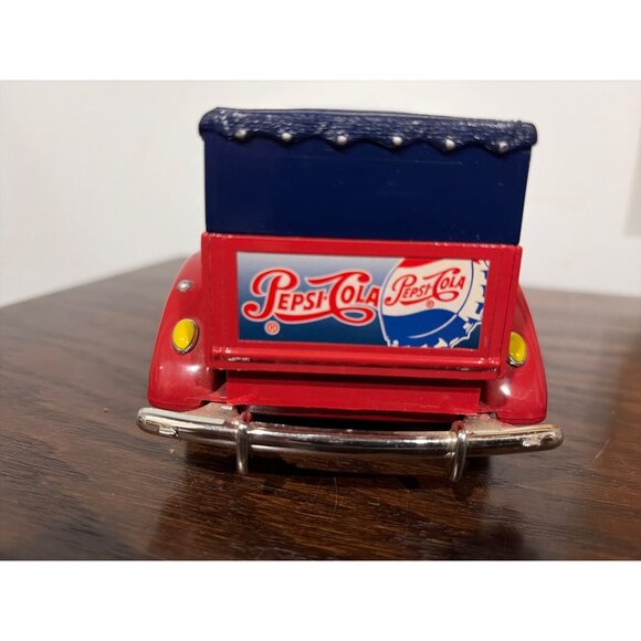 1940 Ford Diecast Pepsi Cola Truck Model Collectible Vintage Red & Blue - Picture 4 of 7